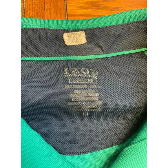IZOD Polo Blue Green Vintage - Picture 2 of 8